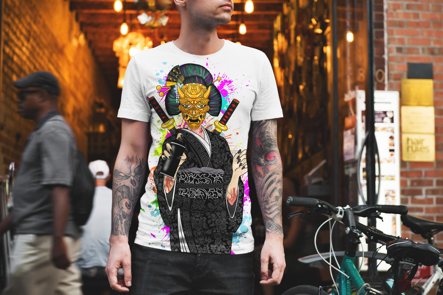 Street Artist Collection Geisha T-Shirt