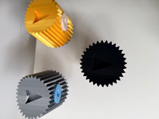3D Printed Graffiti Inspired Tip Container (1 container, comes with 5 tips)
