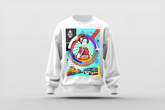 Street Artist Collection Card Crewneck Sweatshirt